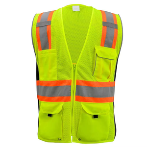 Best Arrival Hi Vis Safety Vest Regular Size Online Selling Quality Piece with <b>Waterproof</b> Feature Price <b>Working</b> Vest - Product Image 1