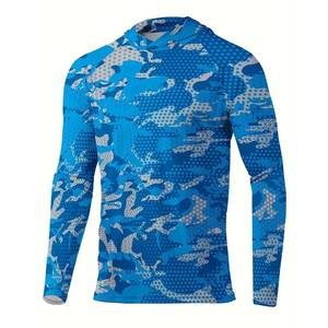 Custom <b>Fishing</b> <b>T</b> <b>Shirt</b> Men Long Sleeve Polyester Quick Dry Sublimation UPF 50 Outdoor <b>Fishing</b> Wear - Product Image 4
