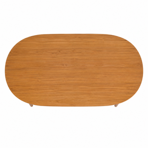 <b>Oval</b> Teak <b>Dining</b> <b>Table</b> Scandinavian Modern Design Stable Home Furniture <b>8</b> Seater Waterproof Eco-Friendly Durable - Product Image 4