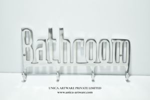 Crochet mural décoratif en aluminium pour salle de bain, très demandé, support mural moderne disponible au meilleur prix du marché - Product Image 5