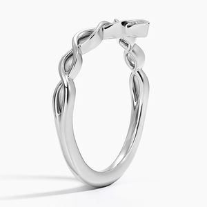 Anillo de Alta Gama Chapado en Oro de 18K, Diseño Cuadrado Delicado con Superficie Curva Multisegmento para Mujer, Joyería de Dedo Moderna de Acero Inoxidable - Product Image 5