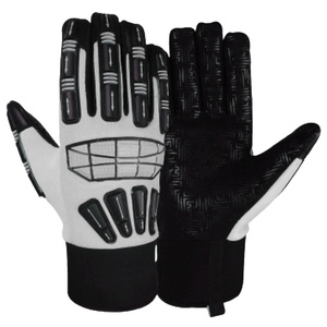 ถุงมือทำงานหนังสังเคราะห์เสริมแรงทนทานต่อแรงกระแทก ได้รับการรับรองมาตรฐาน CE ของ Amara ป้องกันความร้อน ป้องกันการบาด ถุงมือนิรภัย - Product Image 6