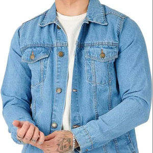 Nouvelle arrivée, meilleur prix, qualité durable, matériaux de qualité supérieure, veste en jean personnalisée, imperméable, respirante, pour hommes - Product Image 1