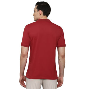 Polo à manches courtes personnalisé pour homme, tissu extensible respirant confortable en coton, taille plus, anti-boulochage, imprimé - Product Image 3