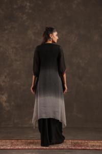 Heavy Embellished Ombre <b>Kaftan</b> Set <b>Black</b> - Product Image 5