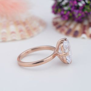 D Color 925 VVS Moissanite <b>Men's</b> Fashion <b>Ring</b> for Certified Prong Setting Sterling <b>Silver</b> Gift Jewelry - Product Image 4