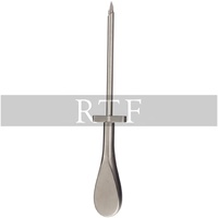 Cannule trocar vétérinaire fine brute (Argent Or) en acier inoxydable, instrument chirurgical pour l'élevage de moutons/chèvres/bovins, différentes tailles