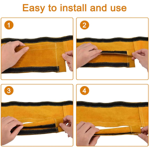 ฝาครอบสายเชื่อม Uweld แบบหนังทนความร้อน พร้อมซิปแบบคาวบอย สำหรับป้องกัน TIG/MIG - Product Image 5