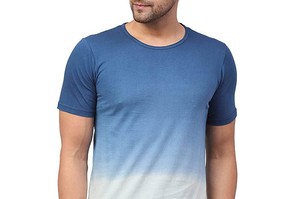 T-shirt en coton pour homme, coupe ajustée, extensible, décontracté, manches courtes, tendance, confortable pour tous les jours, logo personnalisé, OEM, ODM, vente en gros - Product Image 6