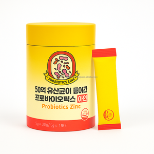 Supplément de zinc probiotique avec 5 milliards de CFU poudre de soutien de la santé digestive immunitaire OEM Corée aliments santé - Product Image 1