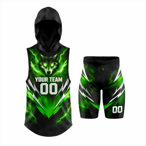 Maillot de football sublimé à compression 7 contre 7, qualité supérieure, personnalisé, pour football américain 7v7 - Product Image 3