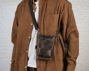 Sustainable Cheap price <b>Leather</b> <b>Bag</b> Chest Shoulder Crossbody Shoulder wholesale price Water-resistant <b>soft</b> <b>Leather</b> Chest <b>Bag</b> - Product Image 1