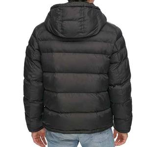 Chaqueta de Invierno Casual para Hombre, Estilo Urbano, Personalizada OEM, con Capucha y Cuello Alto, Material de Lona, Diseñador y Fabricante - Product Image 4