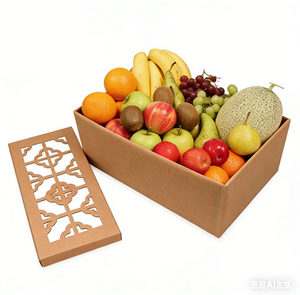 Caja de Embalaje de Alimentos de Cartón Corrugado Personalizada para Envasado de Frutas - Product Image 4