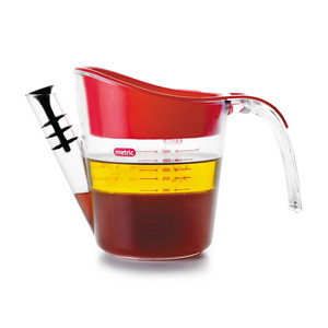 Contenitore separatore di grasso da 500 ml con misurino metrico per uso in cucina - Product Image 1