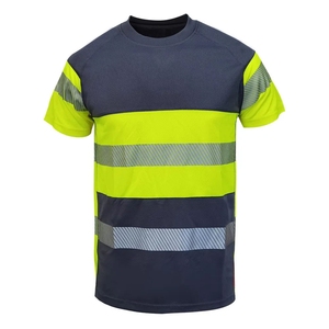 Camiseta Polo de Seguridad Transpirable de Alta Visibilidad, Ropa de Trabajo Reflectante, Uniforme Personalizado para Construcción, Mantenimiento de Carreteras, Uso Industrial - Product Image 1