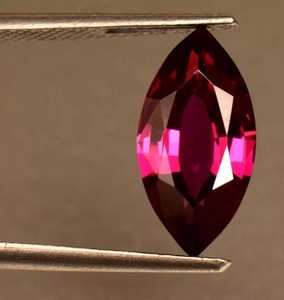 12 unidades de granate rodolita púrpura natural, corte marquesa, piedra preciosa suelta para fabricación de joyas, colgante, collar, regalo para mujer - Product Image 1