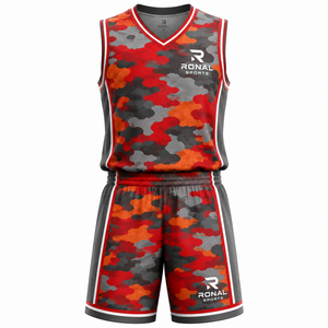 Tenue de basketball personnalisée avec impression vibrante et finition professionnelle pour écoles – Collection 2026 - Product Image 1