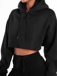 Sudadera con capucha oversize de algodón 100% de rizo, de alta calidad, ecológica, gruesa, lisa, para venta al por mayor, con diseño frontal personalizado. - Product Image 6