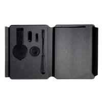 Carnet OEM CARDSILK avec batterie externe, couverture rigide en cuir PU, coffret cadeau, agenda multifonctionnel pour bureau d'entreprise, logo personnalisé