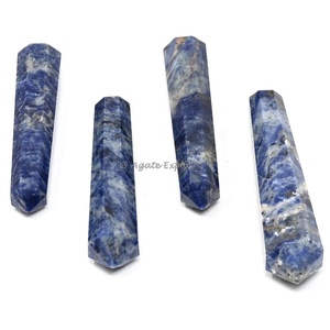 Vente en gros de quartz naturel cristal de guérison bleu lépidolite à double point de terminaison pour la méditation et la décoration intérieure - Product Image 3