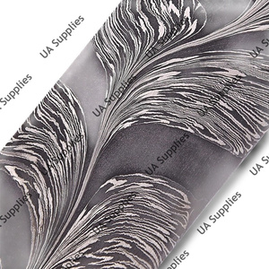 Cuchillo de Acero de Damasco Forjado a Mano con Espiga Completa, Espesor Personalizable (4.5mm), 12 Pulgadas de Longitud Total, DIY OEM ODM - Product Image 2