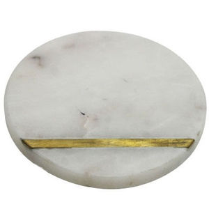 Heart Shape Stone <b>Coaster</b> Modern Table Mat Pad <b>White</b> Terrazzo Design <b>White</b> Marble <b>Coasters</b> Stone Table Mat Pad Eco-Friendly Ware - Product Image 4