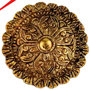 Luxury Metal Hammered Coaster Mats Elegant High Quality Home & Table Drink Safety <b>Pads</b> Kitchen Used Coaster <b>Pads</b> - Product Image 3