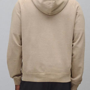 Sweat à capuche décontracté pour homme, coupe ample moderne, épaules tombantes, couleur unie pour un look stylé, matière douce avec logo personnalisé - Product Image 6