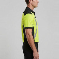Polo de travail pour homme, manches courtes, respirant, durable, uniforme de travail pour les services industriels et les tâches quotidiennes
