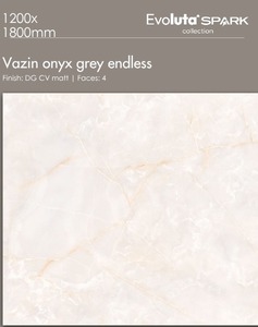 1200x1800 Finland Grey Endless Wall Tile 1200 x 1800 mm DG CV Matt Marble Look Ceramic Tile for Bedroom Living Space - Product Image 3