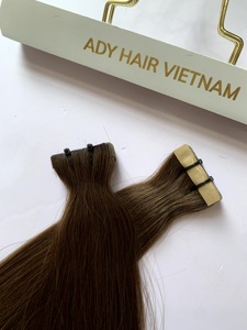 Extensiones de cabello humano vietnamita alineado con cutícula sin costuras al por mayor, cinta inyectada, estilos de rizos italianos de ondas naturales profundas sueltas - Product Image 3