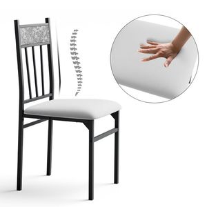 Set da Pranzo di Lusso Moderno in 5 Pezzi con Tavolo in Finto Marmo e Quercia, Design Convertibile Salvaspazio - Product Image 3