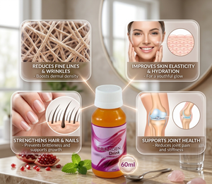 Collagen Drink 60ml Oral Liquid Dietary Supplement Natural Ingredients for <b>Skin</b> Brightening Wrinkle Adults Pregnant Women - Product Image 1