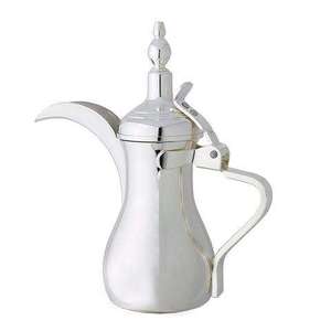 Elegante tetera árabe Dallah de metal, decoración para el hogar, adorno para la sala de estar y la mesa, cafetera Dallah para la mesa de boda. - Product Image 1