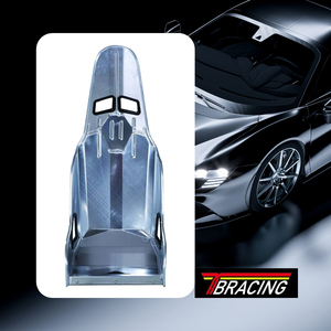 Siège de course léger en aluminium de 15 pouces, siège de drag racing léger en aluminium, fabrication OEM ODM, logo personnalisé pour simulateur de conduite - Product Image 1