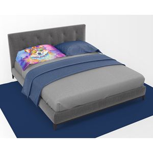 Housse de coussin décorative Corgi Hippie Dawg Artwork, standard, légère, super douce, facile d'entretien - Product Image 3