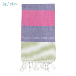 Hand Loomed Turkish Style Peshtemal <b>Towel</b> With Solid Color Flat Weave Perfect For Custom Branding And OEM Orders - Product Image 5
