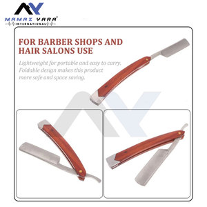 Navaja de Afeitar Recta Premium para Barbero, Afeitado Manual de Barba para Hombres, Cuchilla de Aseo Profesional para Salón, Corte de Pelo y Barba - Product Image 4