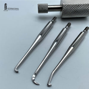 Extracteur de couronnes dentaires manuel en acier inoxydable allemand de qualité supérieure, 3 pointes, poignée ergonomique, certifié CE, réutilisable, Classe I - Product Image 4