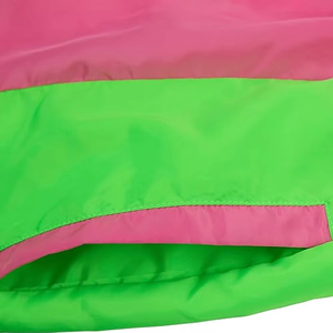 Conjunto de Chaqueta Cortavientos a Precio Económico, Tela de Nailon de 220 GSM, Diseño de Paneles Marrón y Blanco, Logotipo Personalizado Bordado o Impreso - Product Image 5