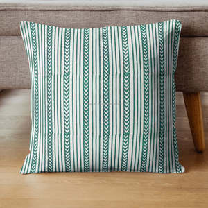 Durable Block Print Cushion Cover Handmade Premium Quality Cotton Pillow with Designer Print Eco-Friendly Decorative Sofa - Product Image 4