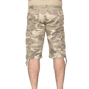 2026 Factory Direct Sale <b>Men</b> <b>Elastic</b> Waist Short Pants Quality Cotton Cargo Casual Shorts Cheap Camo Cargo Shorts - Product Image 4