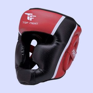 อุปกรณ์ป้องกันศีรษะสำหรับชกมวยสีน้ำเงิน รุ่น Top Boxing สีเทา ทำจากวัสดุ PU แบบผูกเชือก สำหรับฝึกซ้อมและแข่งขัน ระบายอากาศได้ดี เหมาะสำหรับผู้ใหญ่ ป้องกันศีรษะในศิลปะการต่อสู้ - Product Image 6