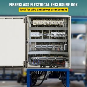 Armadio Elettrico in Fibra di Vetro NEMA 4X 24x20x9FT, Cassa in Acciaio, Resistente ad Acqua e Polvere IP66, Livello di Protezione Esterna IP67/IP65 - Product Image 2