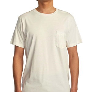 T-shirt décontracté en coton 100 % pour homme, tricoté, avec impression de logo personnalisé, manches courtes, grandes tailles, motif uni, respirant, séchage rapide, vente en gros - Product Image 1