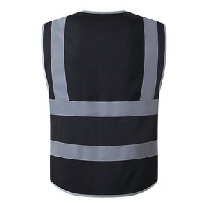 Chaleco Reflectante Impermeable de Alta Visibilidad ANSI CLASE 1 con Luz LED Intermitente para Trabajo Invernal, Seguridad Nocturna, Control de Tráfico y Construcción - Product Image 3