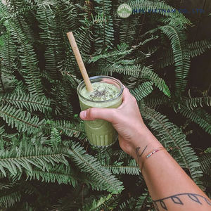 Vajilla de un solo uso con pajitas de bambú biodegradables totalmente naturales ecológicas para venta al por mayor - Product Image 2