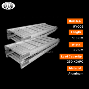 Rampa de Carga Plegable Arqueada de Aluminio para ATV, Resistente, Modelo A+ RY006, con Capacidad de Carga de 250 kg, 180 cm x 30 cm, para Camioneta - Product Image 3