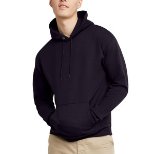 Sudadera con capucha para hombre, corte regular, color sólido, forro polar de algodón, estilo casual, transpirable. - Product Image 1